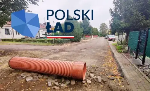 Zdjęcie do Postępują prace przy ulicy Postępu Rolniczego na Poświętnem &nbsp;