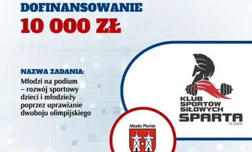 Zdjęcie do 10 000 zł z budżetu Miasta Płońsk na realizację zadania "Młodzi na podium - rozw&oacute;j sportowy dzieci i młodzieży poprzez uprawianie dwuboju olimpijskiego"