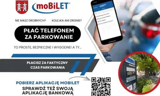 Zdjęcie do Za parkowanie w Płońsku zapłacisz mobilnie