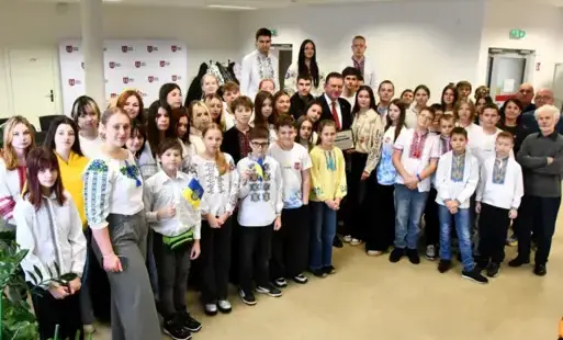 Zdjęcie do Wizyta dzieci żołnierzy ukraińskich w Płońsku