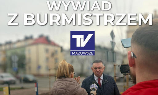 Zdjęcie do Burmistrz Płońska gościem TV Mazowsze