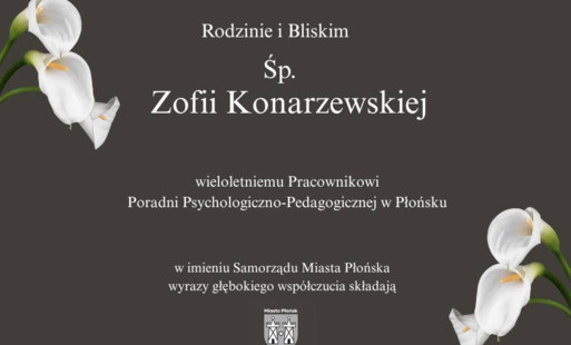 Zdjęcie do Wyrazy wsp&oacute;łczucia dla Rodziny i Bliskich