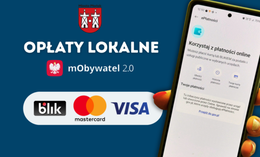 Zdjęcie do Urząd Miejski w Płońsku wdraża system ePłatności w aplikacji mObywatel