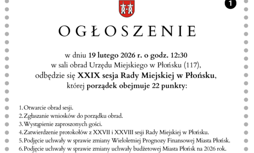Zdjęcie do XXIX sesja Rady Miejskiej w Płońsku