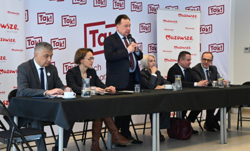 Zdjęcie do Strefa na TAK! &ndash; parlamentarzyści i samorządowcy debatowali w Płońsku o przyszłości Mazowsza