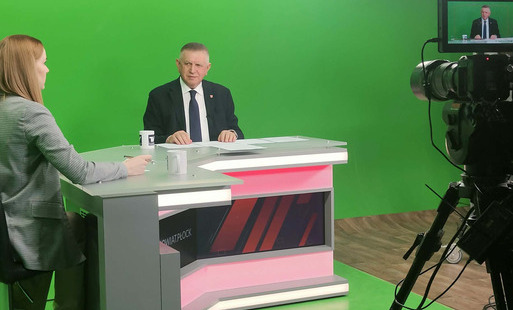 Zdjęcie do Burmistrz Płońska gościem programu TV Mazowsze