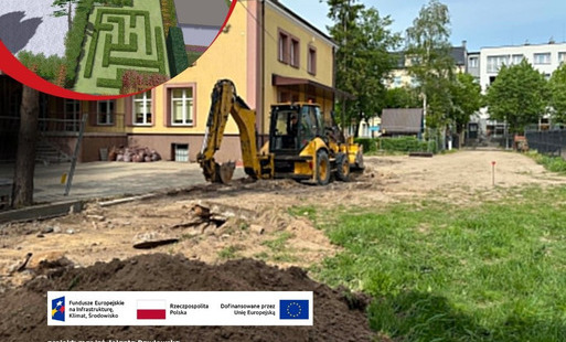Zdjęcie do Rozpoczęła się realizacja zielonej przestrzeni edukacyjnej przy Przedszkolu nr 3 w Płońsku
