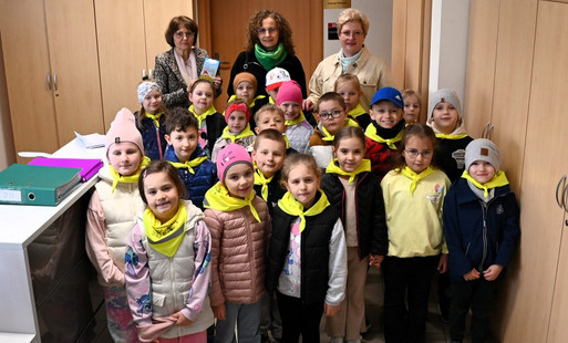 Zdjęcie do Przedszkolaki z wizytą w płońskim ratuszu