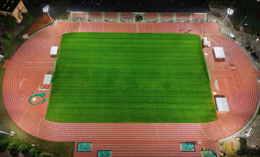 Zdjęcie do Test oświetlenia na Stadionie Miejskim w Płońsku