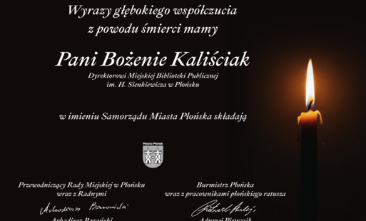 Zdjęcie do Wyrazy głębokiego wsp&oacute;łczucia