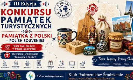 Zdjęcie do Trwa nab&oacute;r zgłoszeń do III edycji konkursu &bdquo;Pamiątka z Polski &ndash; Polish Souvenirs&rdquo;