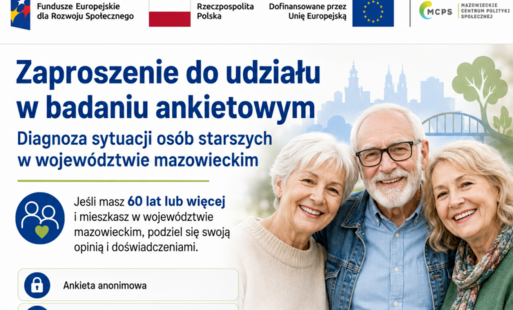 Zdjęcie do Diagnoza sytuacji os&oacute;b starszych w wojew&oacute;dztwie mazowieckim