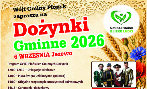 Zdjęcie do Dożynki Gminne 2026 w Jeżewie