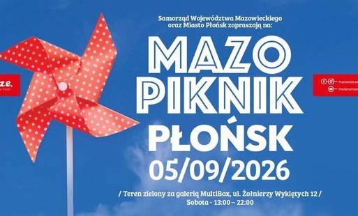 Zdjęcie do Uwaga! Ważna informacja dotycząca dzisiejszego Mazopikniku w Mieście Płońsk