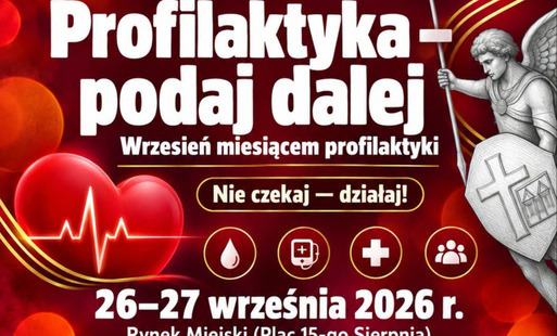 Zdjęcie do Profilaktyka - podaj dalej. Zadbaj o siebie podczas Dni Patrona
