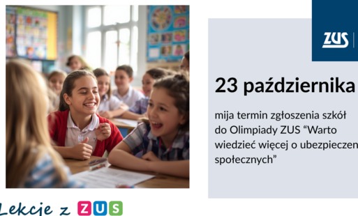 Zdjęcie do 23 października mija termin zapisu do Olimpiady ZUS. Indeksy czekają!