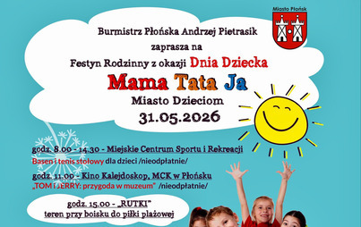 Zdjęcie do Świętujemy Dzień Dziecka w Płońsku